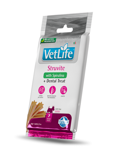 Farmina Vetlife Cane Treat Struvite adult mini 60 Gr Farmina Vetlife Cane Treat Struvite adult mini 60 Gr